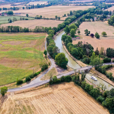 Le canal latéral à la Loire © Département de la Nièvre, Johan Boulet