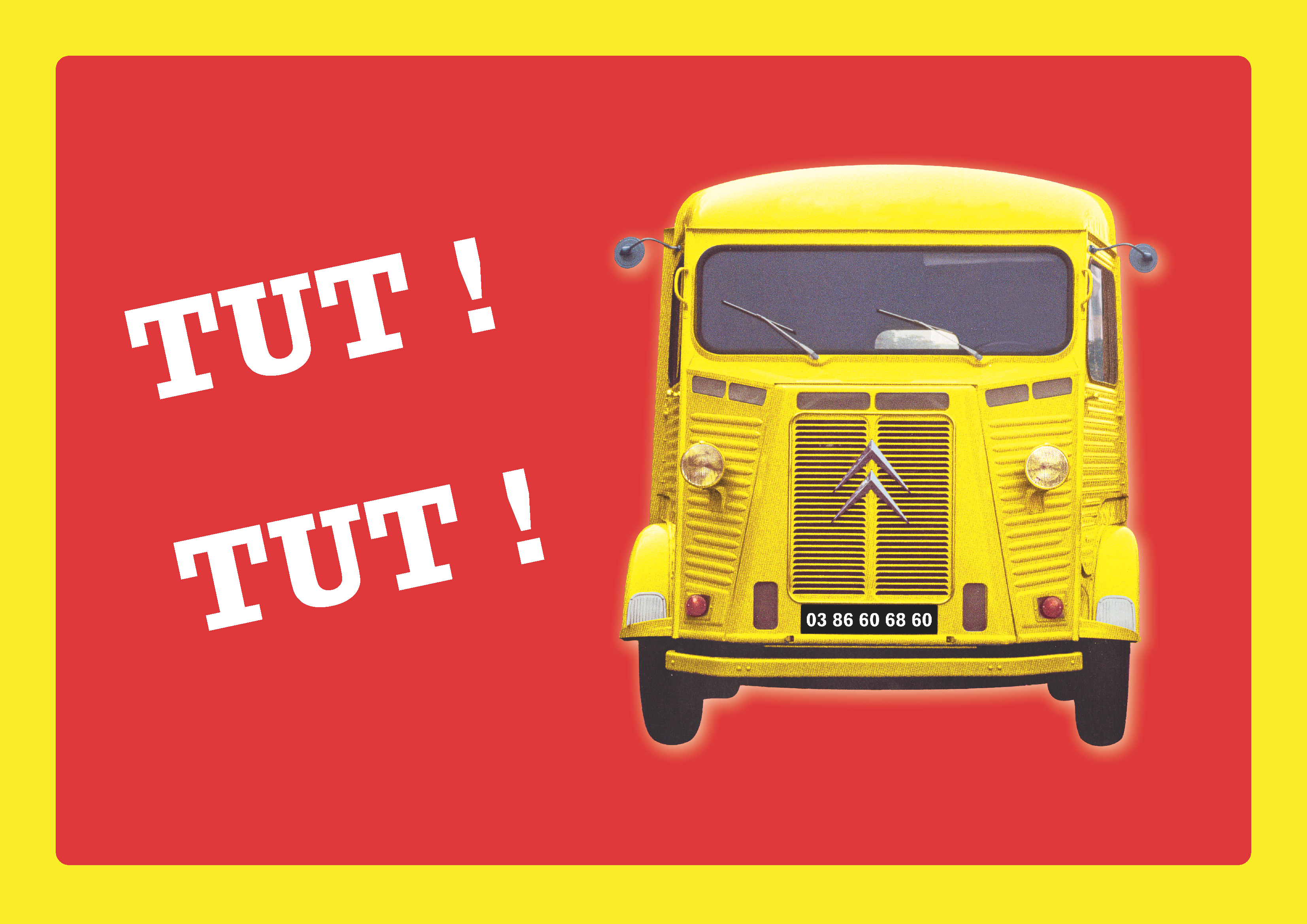 AFFICHE A3 CAMIONNETTE