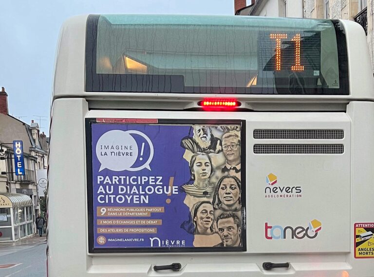 Affiche Bus Imagine La Nièvre