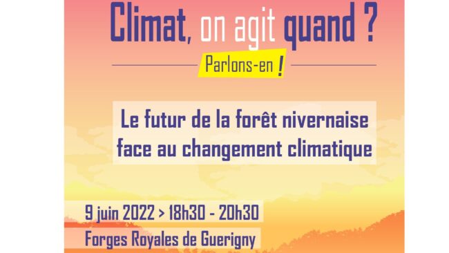 affiche actu conférence forét