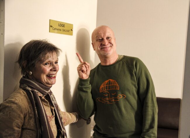 Inauguration loge Catherine Salviat La Maison