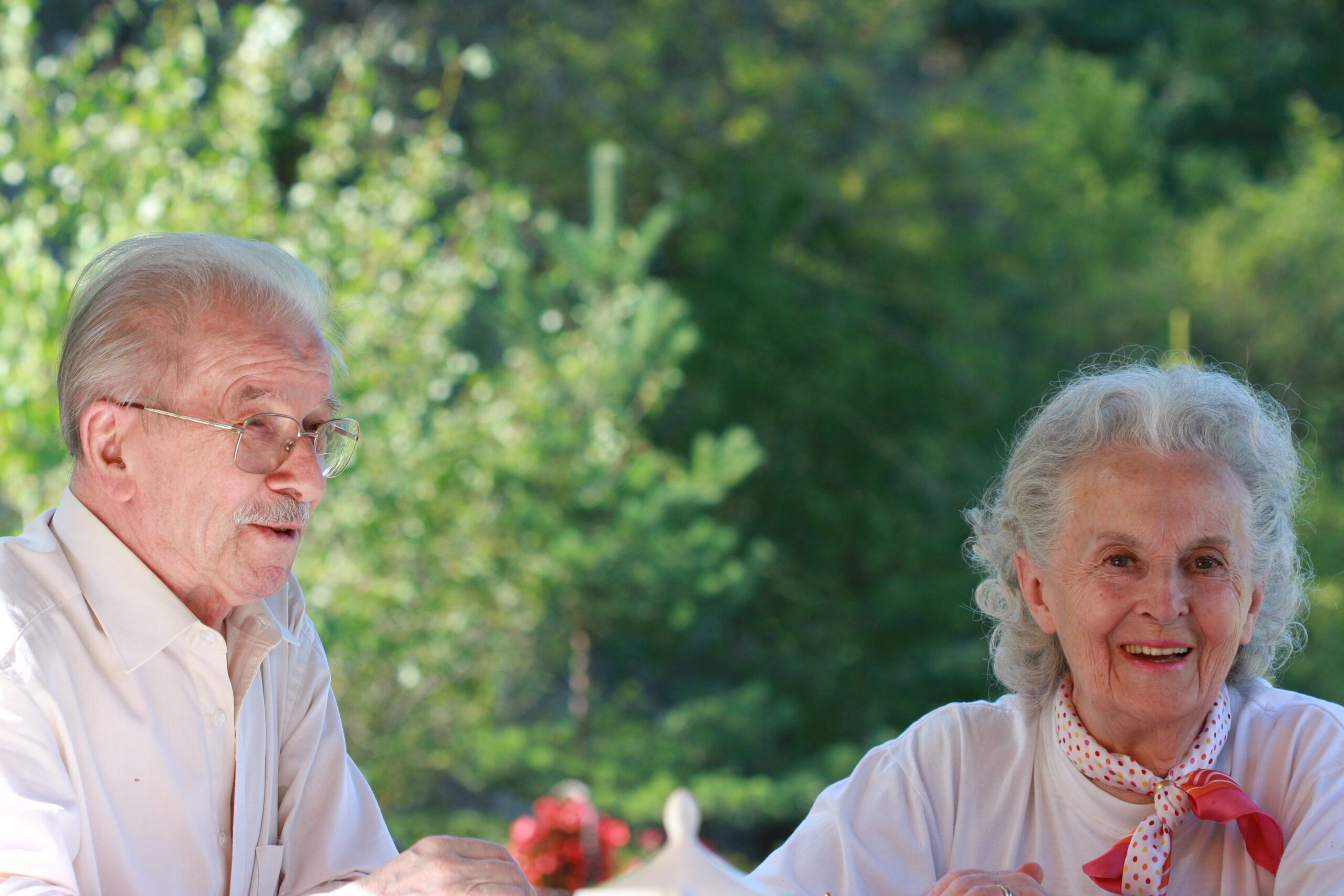 couple de personnes agées