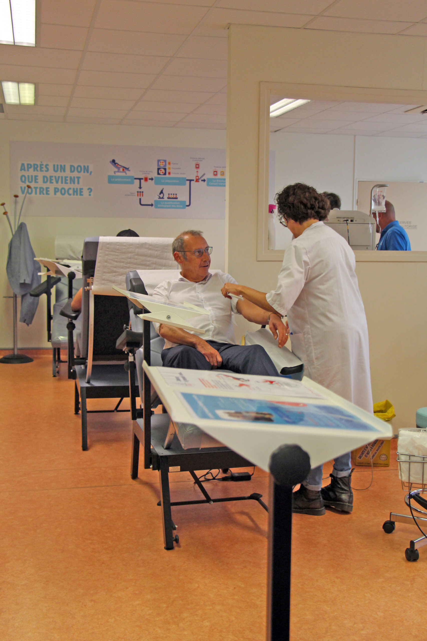 Don du sang par M.Bazin