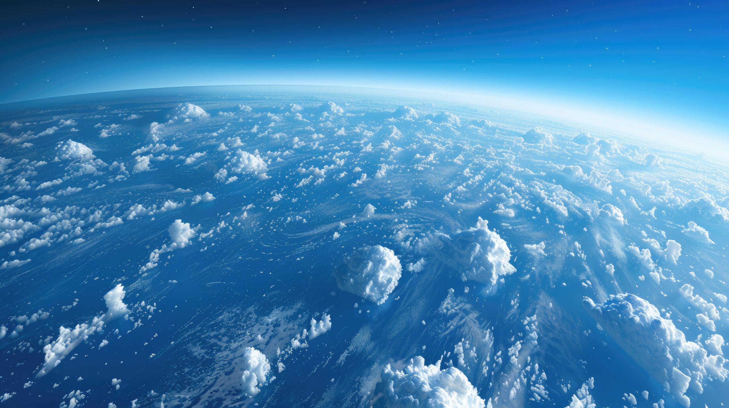 3D illustration of the Earth s atmosphere showcasing the protective ozone layer