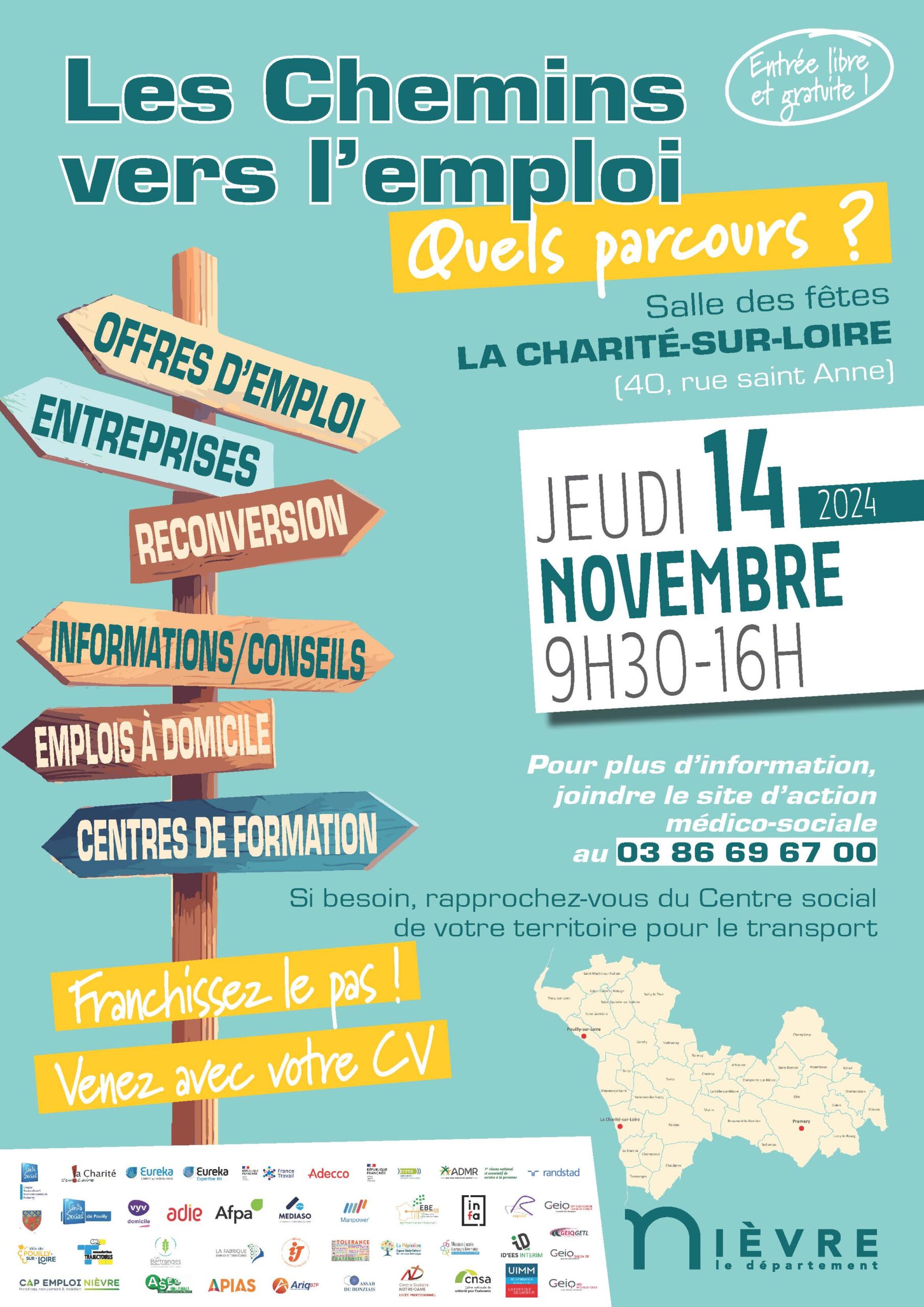 Journée Chemins vers emploi La Charité 14 novembre