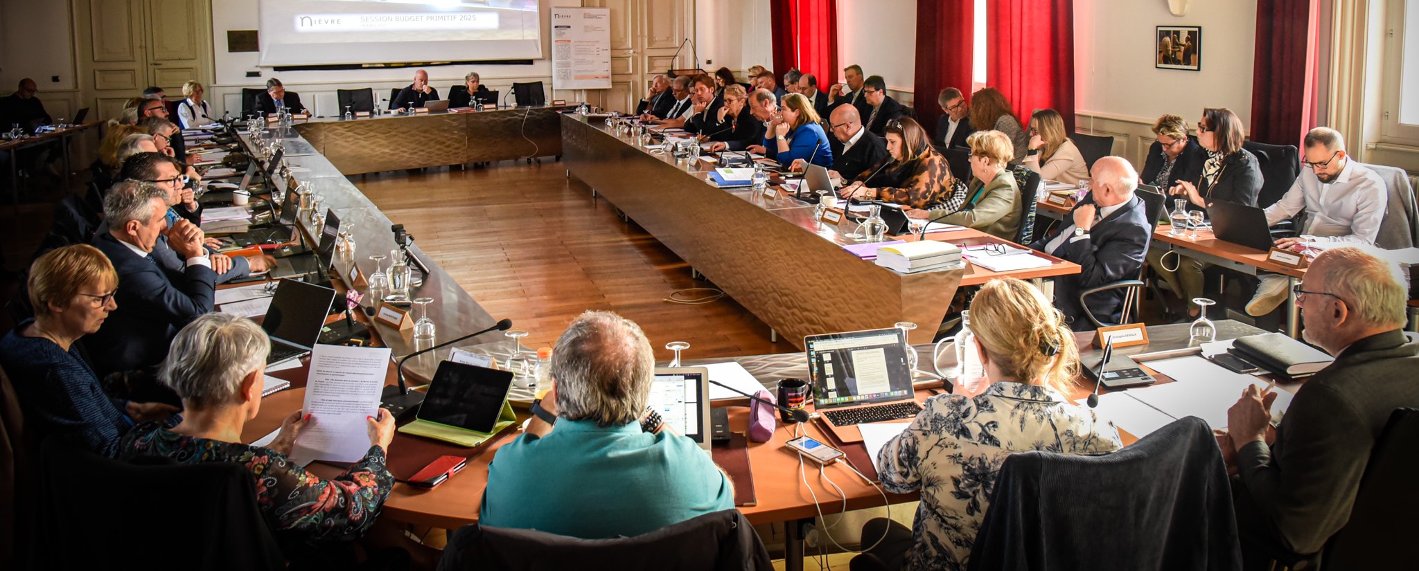 La vie de l'assemblée départementale
