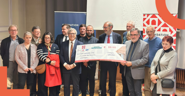 chèque patrimoine Maison des échevins 2026