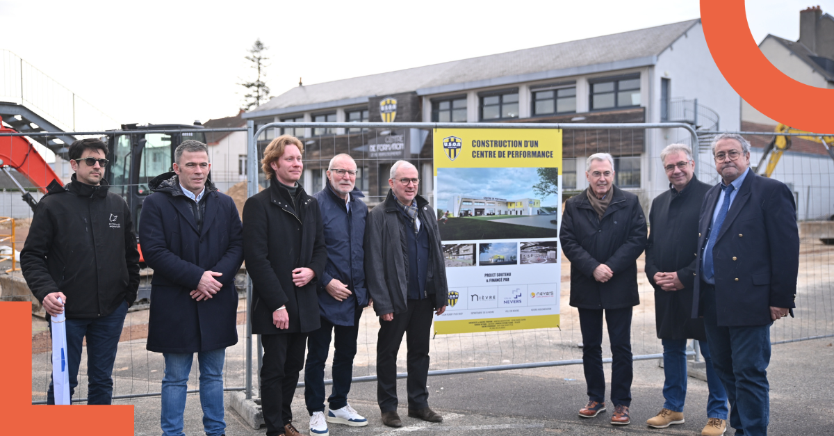 première pierre centre de performance USON Nevers Rugby
