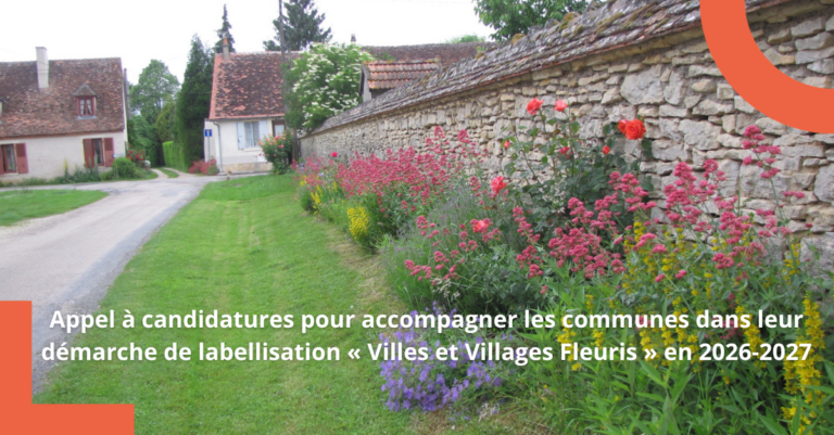 Appel à candidatures pour un accompagnement à la labellisation « Villes etVillages Fleuris » 2026-2027